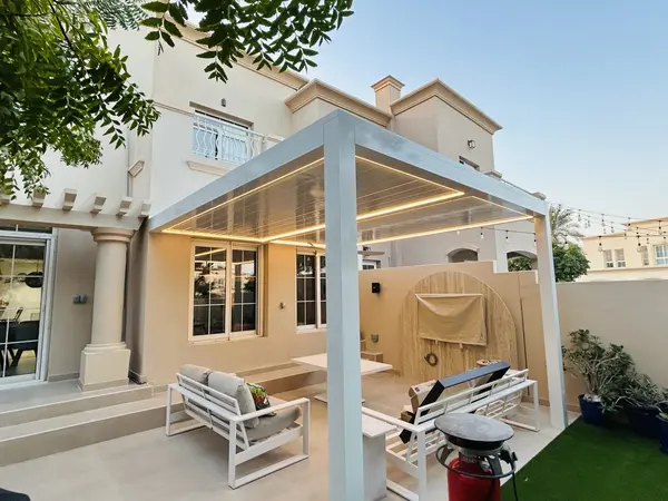 Nimbus Pergola with integrated LED lighting